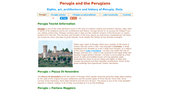 Desktop Screenshot of perugia-italy.org